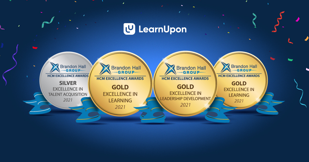 LearnUpon’s Customers Take Gold at the 2021 Brandon Hall Awards